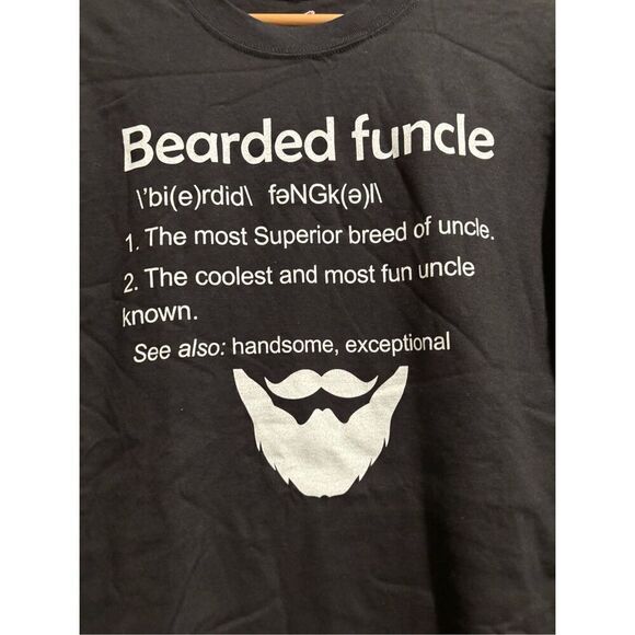 Bearded Funcle T-shirt size Large - Picture 2 of 2